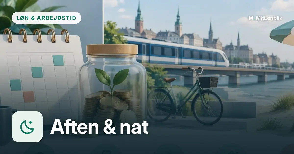 Illustration til Aften- og nattillæg beregner