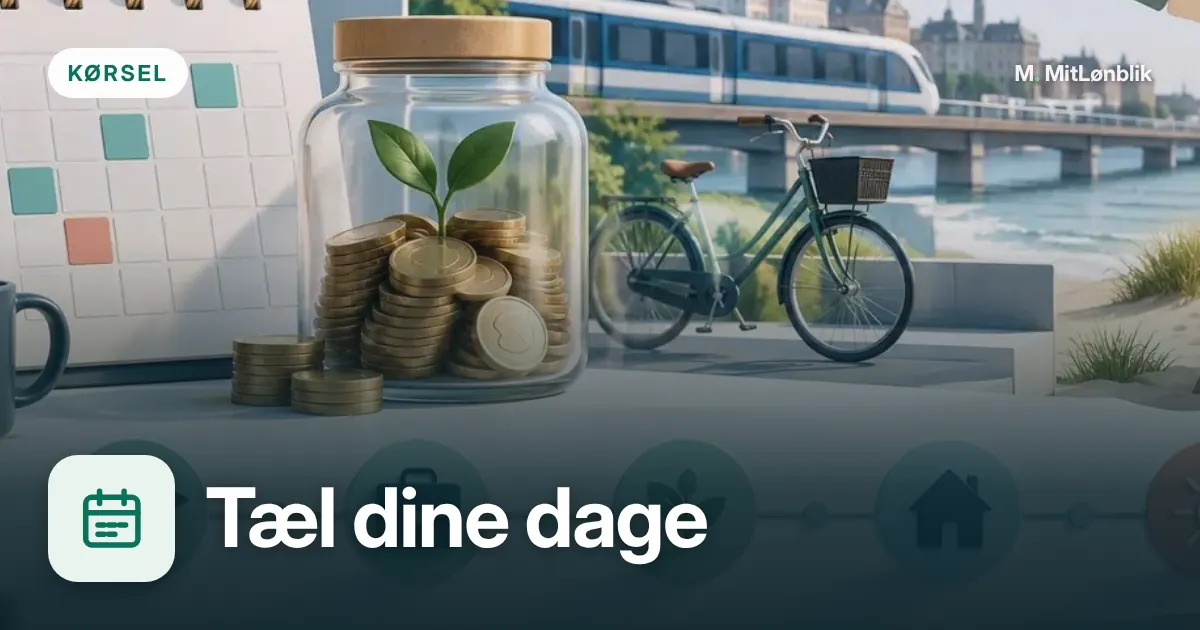 Illustration til Sådan tæller du dage til kørselsfradrag
