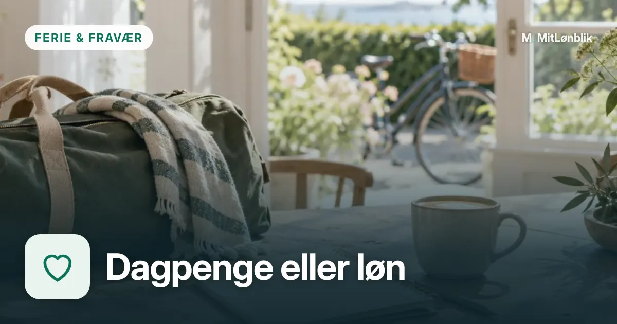 Illustration til Barselsdagpenge eller løn på barsel?