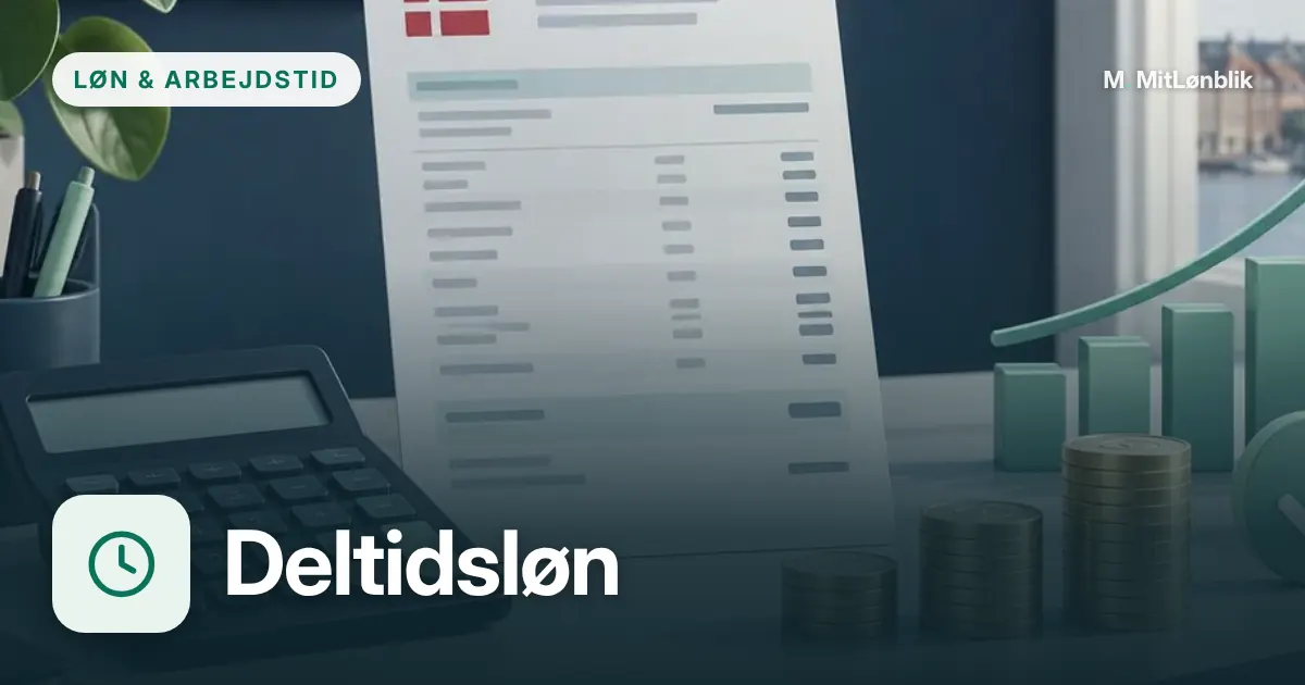 Illustration til Deltidsløn beregner