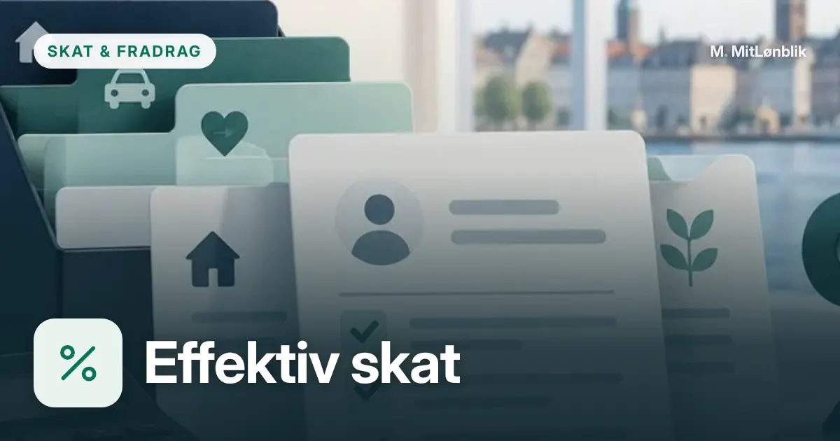 Illustration til Effektiv skatteprocent beregner