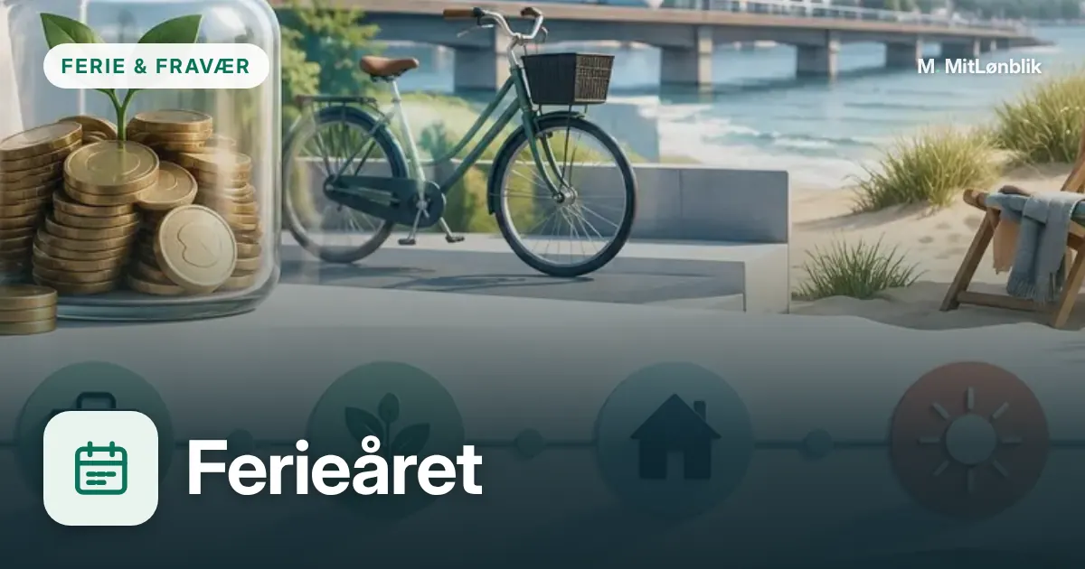 Illustration til Ferieår og ferieafholdelsesperiode