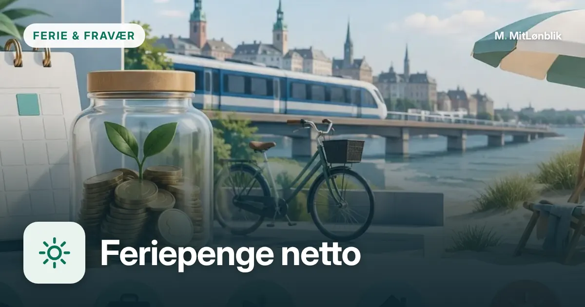 Illustration til Feriepenge efter skat