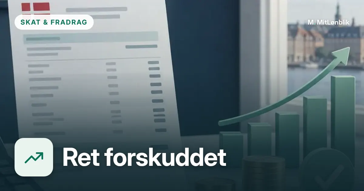 Illustration til Forskudsopgørelse ved lønstigning