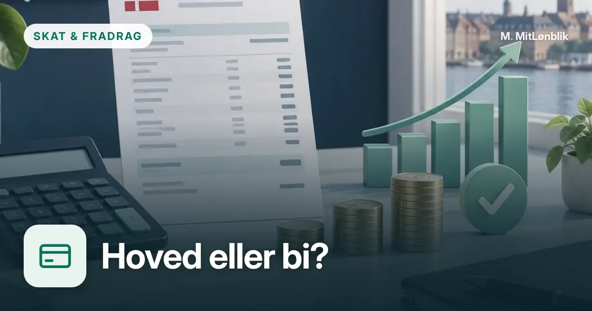 Illustration til Hovedkort eller bikort?