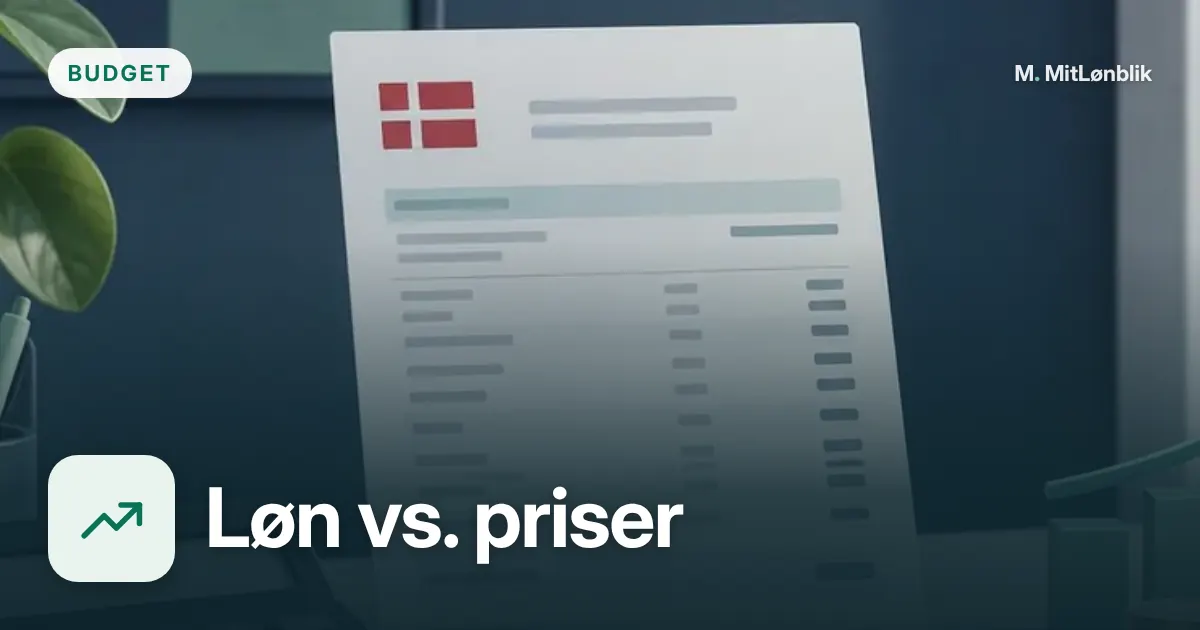 Illustration til Løn og inflation beregner