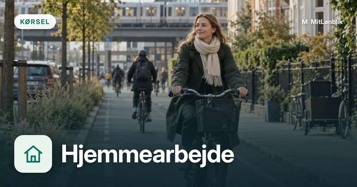 Illustration til Kørselsfradrag ved hjemmearbejde