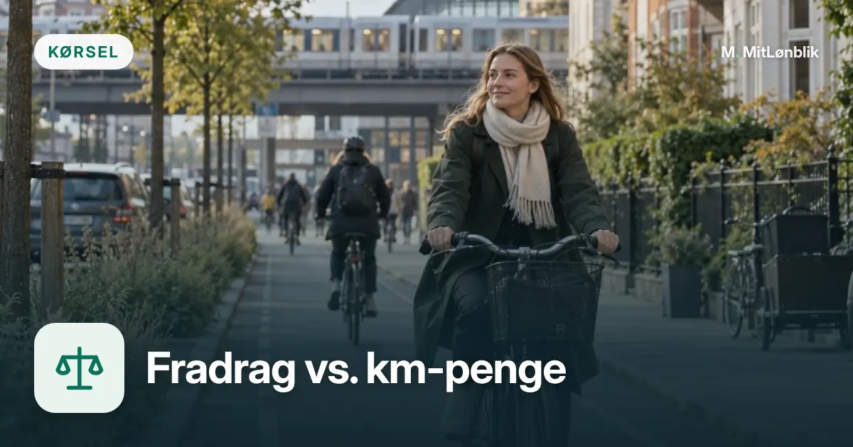 Illustration til Kørselsfradrag eller kilometerpenge?