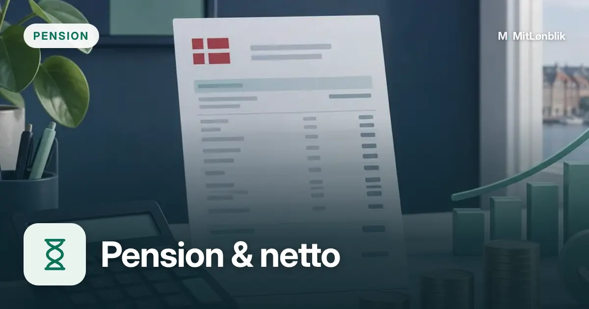 Pensionsindbetaling og løn efter skat – illustration til guiden