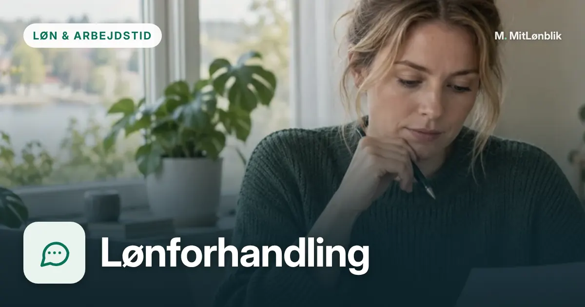 Illustration til Forbered en lønforhandling med tal