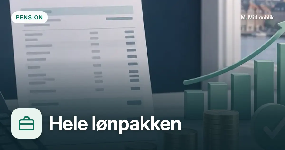 Illustration til Samlet lønpakke beregner