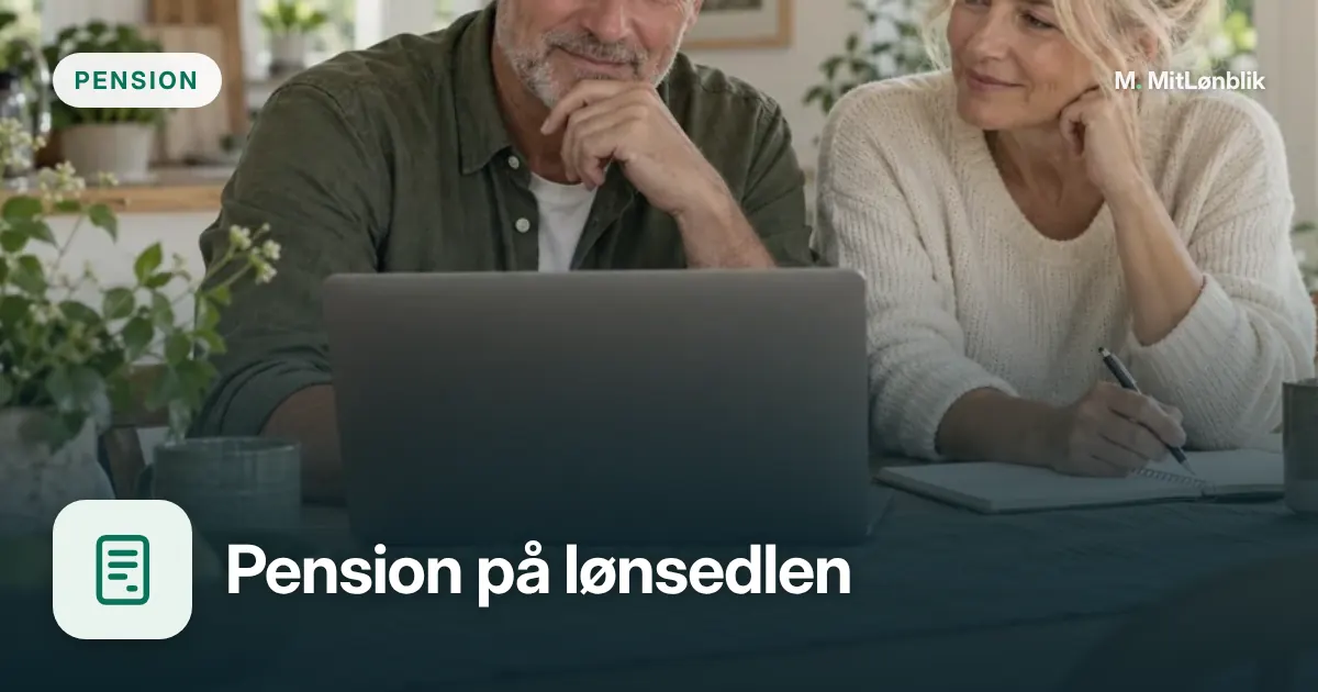 Illustration til Pension på lønsedlen