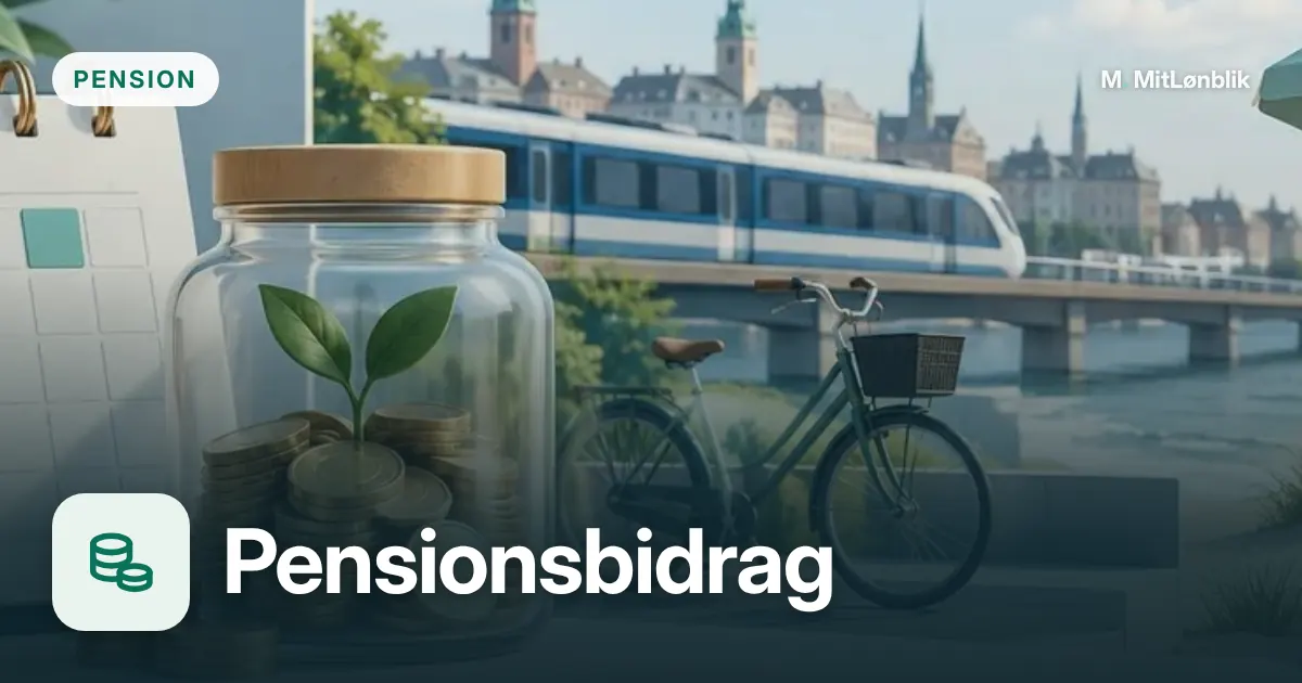 Illustration til Pensionsbidrag beregner