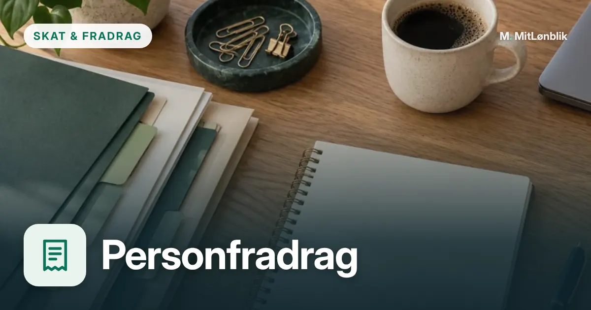 Illustration til Personfradrag og månedsfradrag: forskellen