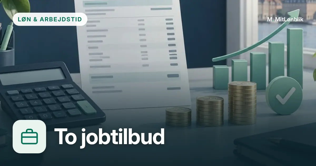 Illustration til Sammenlign to jobtilbud