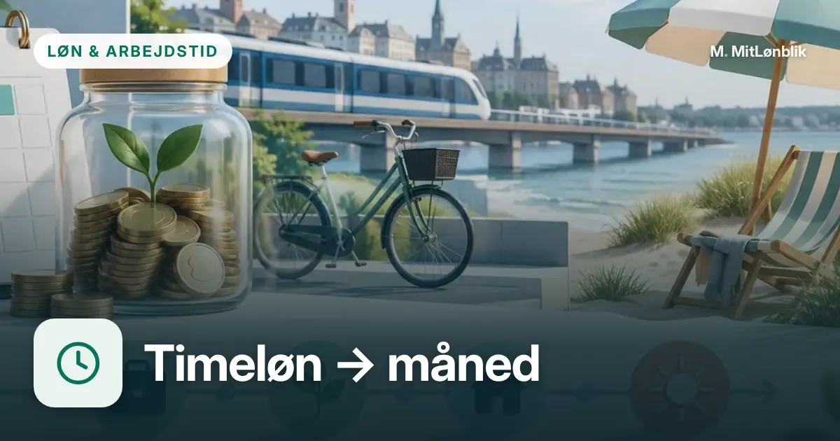 Illustration til Timeløn til månedsløn