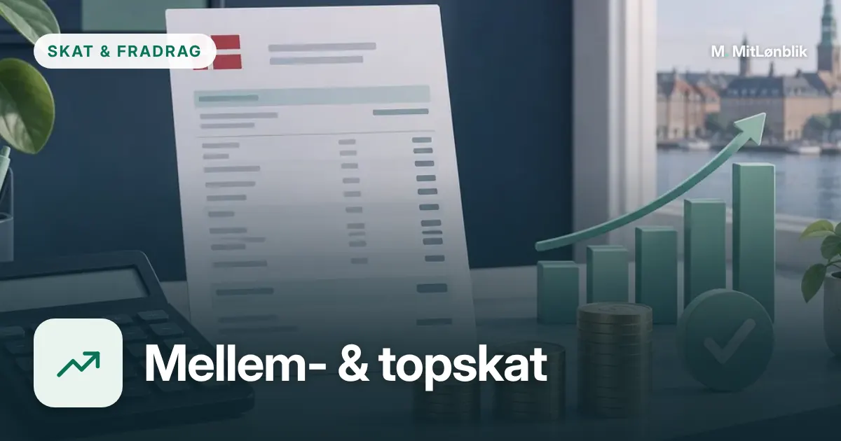 Illustration til Beregn mellemskat og topskat i 2026